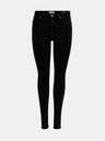 ONLY Schwarze Push-up-Jeans mit schmaler Passform ONLY Power