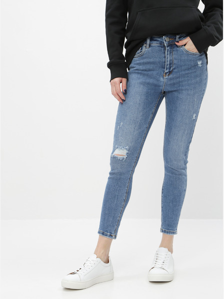 ONLY Blaue Skinny-Fit-Jeans ONLY Mila