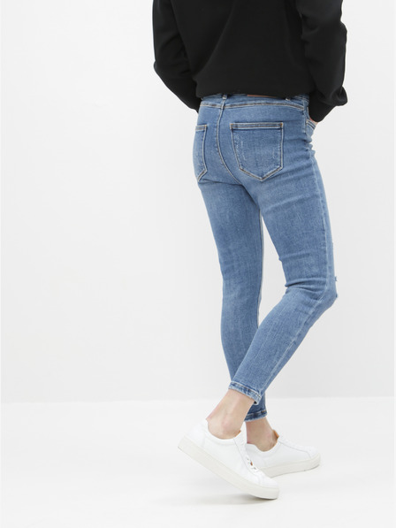 ONLY Blaue Skinny-Fit-Jeans ONLY Mila