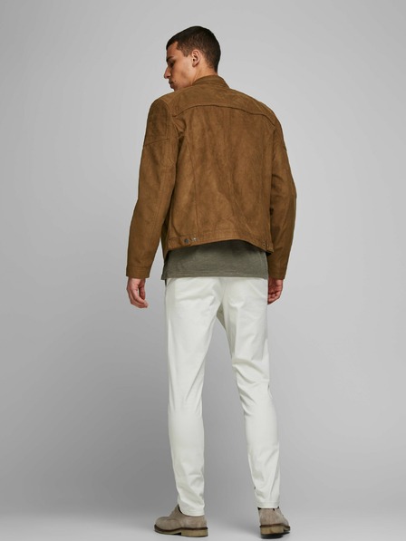 Jack & Jones Braune Jack & Jones Rocky Wildlederjacke