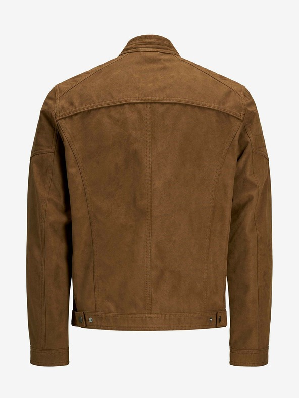 Jack & Jones Braune Jack & Jones Rocky Wildlederjacke