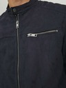 Jack & Jones Schwarze Jack & Jones Rocky Wildlederjacke