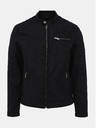 Jack & Jones Schwarze Jack & Jones Rocky Wildlederjacke