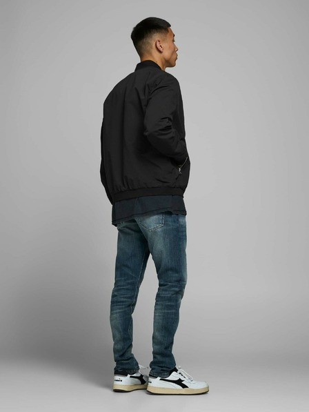 Jack & Jones Schwarzer wasserabweisender Herrenbomber Jack & Jones Rush