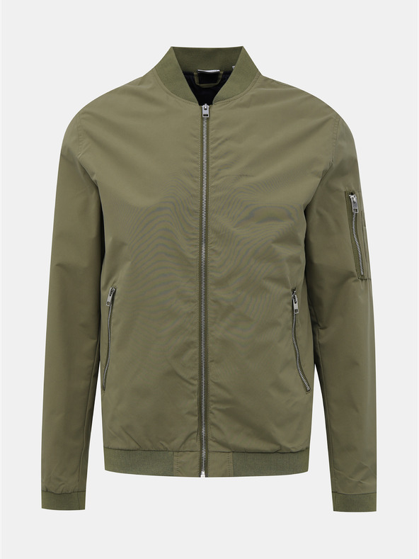 Jack & Jones Khakifarbene wasserabweisende Bomberjacke Jack & Jones Rush
