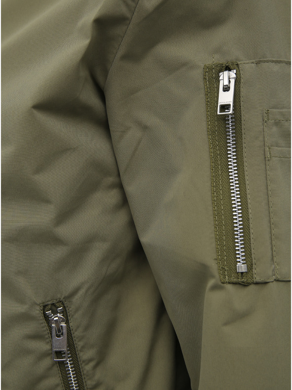 Jack & Jones Khakifarbene wasserabweisende Bomberjacke Jack & Jones Rush