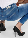 ONLY Blaue verkürzte Röhrenjeans ONLY Blush