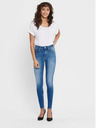 ONLY Blaue verkürzte Röhrenjeans ONLY Blush