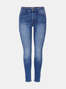 ONLY Blaue verkürzte Röhrenjeans ONLY Blush