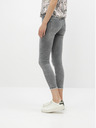 ONLY Graue verkürzte Röhrenjeans ONLY Blush