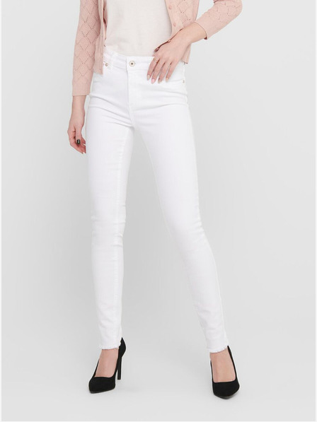 ONLY Weiße Damen-Jeans ONLY Blush mit schmaler Passform