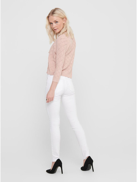 ONLY Weiße Damen-Jeans ONLY Blush mit schmaler Passform