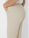 ONLY Beigefarbene Straight Fit Jeans für Damen ONLY Emily