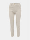 ONLY Beigefarbene Straight Fit Jeans für Damen ONLY Emily