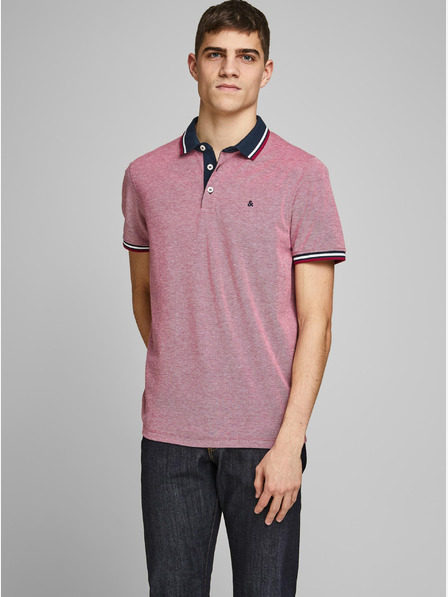 Jack & Jones Rotes Poloshirt Jack & Jones Paulos