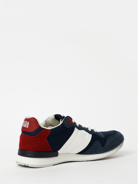 Jack & Jones Dunkelblaue Herrenturnschuhe mit Wildlederdetails Jack & Jones Stellar