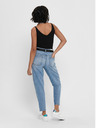 Jacqueline de Yong Schwarzes geripptes Tank-Top JDY Nanna
