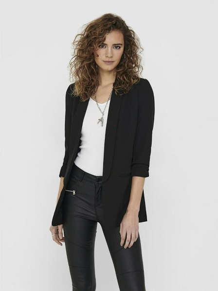 ONLY Schwarze lange Jacke ONLY Elly