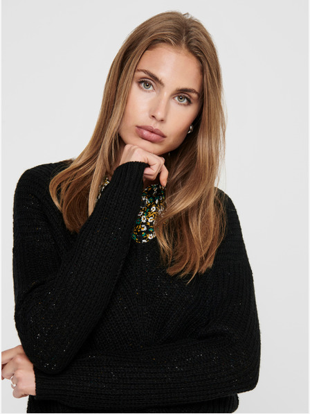Jacqueline de Yong Schwarzer Damen Pullover JDY New Megan