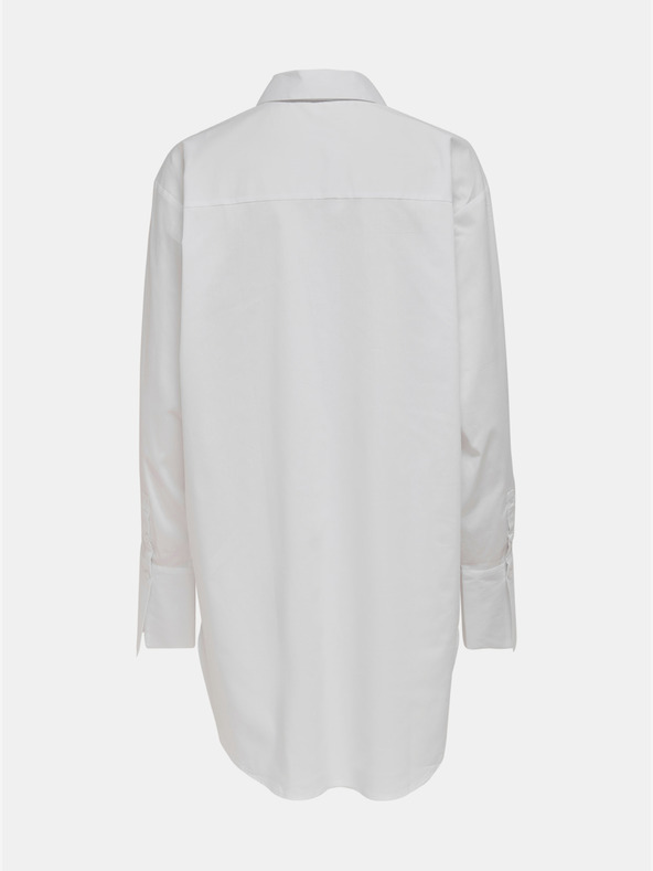 Jacqueline de Yong JDY Mio Weißes lockeres Hemd