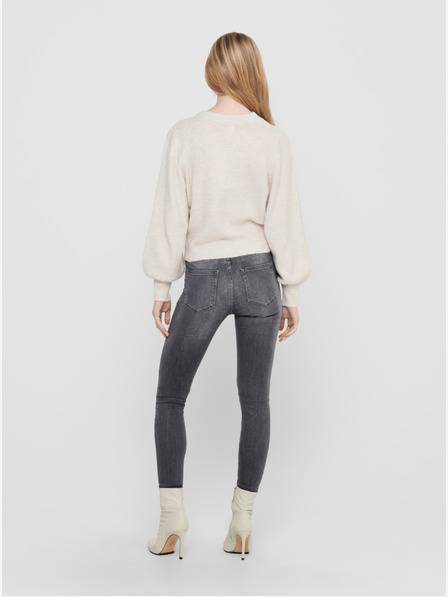 ONLY Cremefarbener ONLY Elsa-Pullover