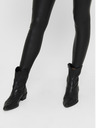 Jacqueline de Yong Schwarze Lederleggings JDY