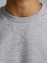 Jack & Jones Hellgrauer Basic-Kapuzenpullover für Herren Jack & Jones