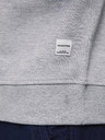 Jack & Jones Hellgrauer Basic-Kapuzenpullover für Herren Jack & Jones