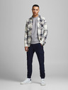 Jack & Jones Hellgrauer Basic-Kapuzenpullover für Herren Jack & Jones