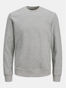 Jack & Jones Hellgrauer Basic-Kapuzenpullover für Herren Jack & Jones