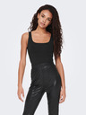 ONLY Schwarzes Basic-Wendetank-Top für Damen ONLY Ea