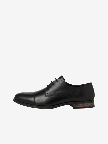 Jack & Jones Schwarze Herren-Stiefeletten „Raymond“ aus Leder von Jack & Jones