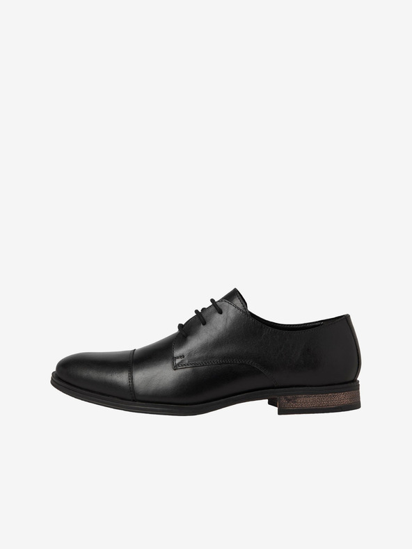 Jack & Jones Schwarze Herren-Stiefeletten „Raymond“ aus Leder von Jack & Jones