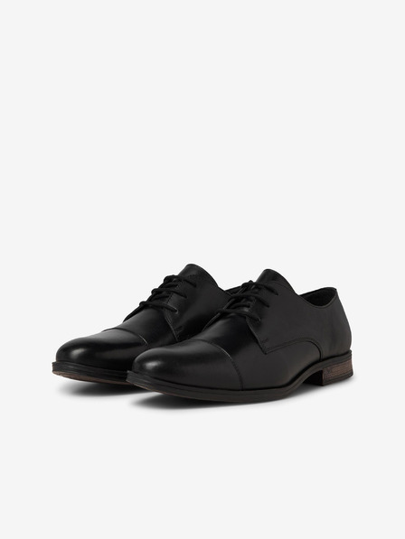 Jack & Jones Schwarze Herren-Stiefeletten „Raymond“ aus Leder von Jack & Jones