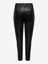ONLY Schwarze Kunstlederhose für Damen ONLY Pop Trash