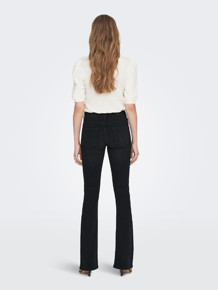 ONLY Schwarze Damenjeans mit ausgestellter Passform ONLY Blush