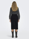 ONLY Schwarzer Damen Denim Midirock ONLY Bianca