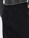 ONLY Schwarzer Damen Denim Midirock ONLY Bianca