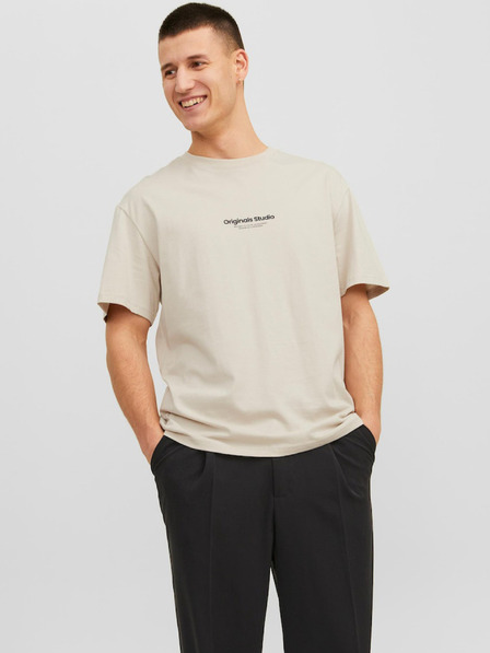 Jack & Jones Jack & Jones Vesterbro Beige Herrenhemd