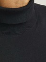 Jack & Jones Schwarz Herren Jack & Jones Basic Rollkragenpullover