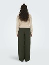 Jacqueline de Yong Dunkelgrüne Damen-Weitbeinhose JDY Geggo