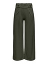 Jacqueline de Yong Dunkelgrüne Damen-Weitbeinhose JDY Geggo