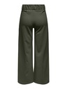 Jacqueline de Yong Dunkelgrüne Damen-Weitbeinhose JDY Geggo
