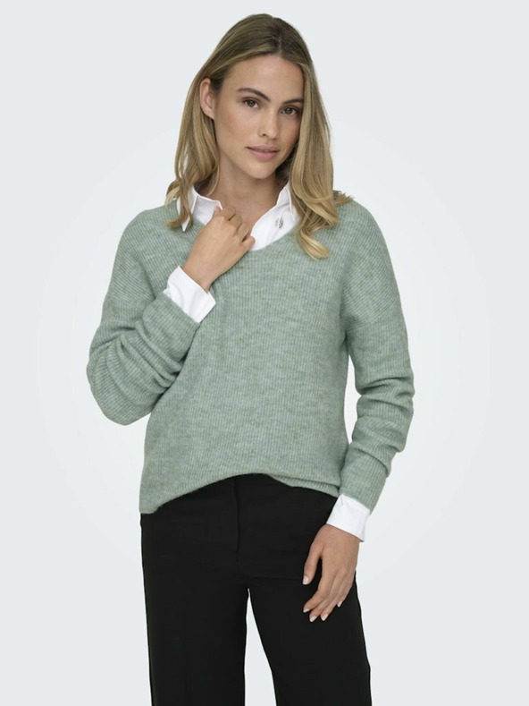 ONLY Grüner Damen Pullover ONLY Camilla