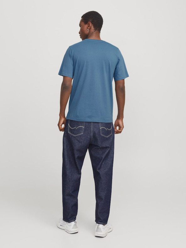 Jack & Jones Blaues Jack & Jones Logo-Hemd für Herren