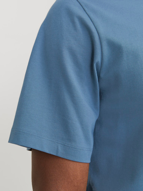 Jack & Jones Blaues Jack & Jones Logo-Hemd für Herren