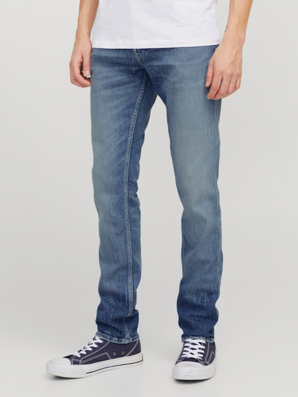 Jack & Jones Blaue Slim-Fit-Jeans für Männer Jack & Jones Glenn