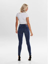 ONLY Blaue Röhrenjeans mit hoher Taille ONLY Royal
