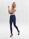 ONLY Blaue Röhrenjeans mit hoher Taille ONLY Royal