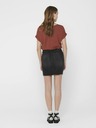 ONLY Braunes Basic-T-Shirt ONLY